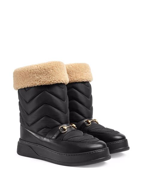 gucci quilted boots|high top Gucci boots.